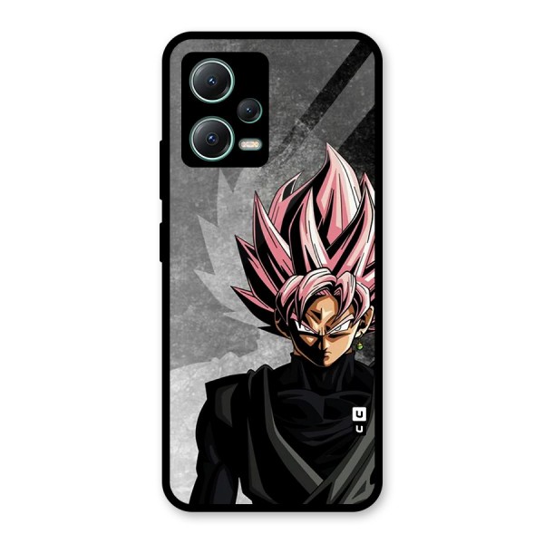 Angry Goku Glass Back Case for Poco X5