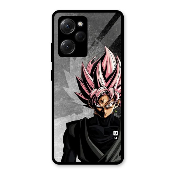 Angry Goku Glass Back Case for Poco X5 Pro