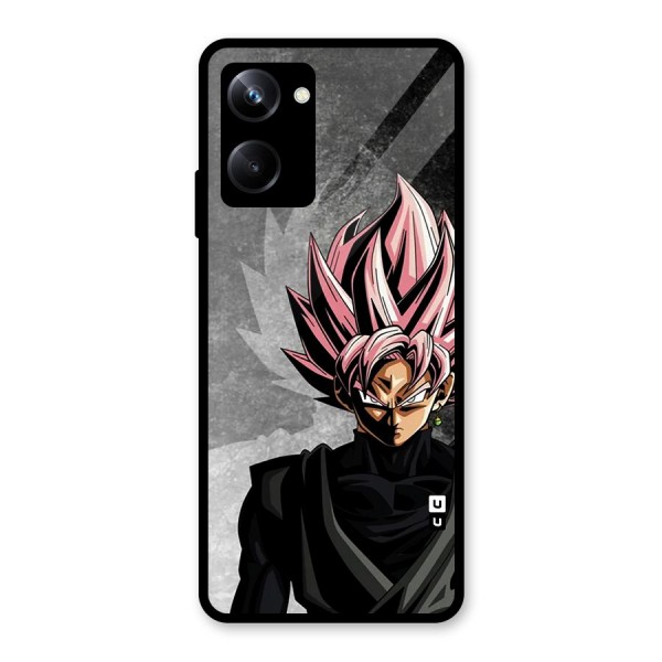 Angry Goku Glass Back Case for Realme 10 Pro