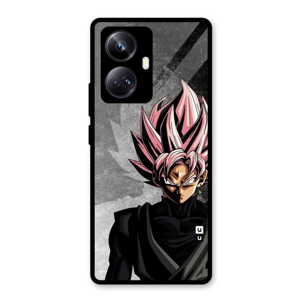 Angry Goku Glass Back Case for Realme 10 Pro Plus