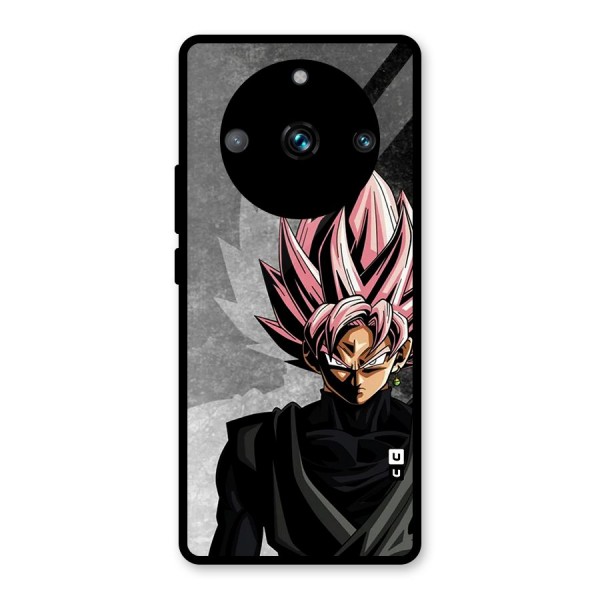 Angry Goku Glass Back Case for Realme 11 Pro