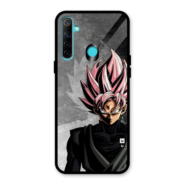 Angry Goku Glass Back Case for Realme 5