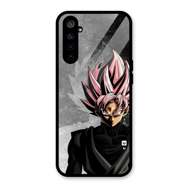 Angry Goku Glass Back Case for Realme 6