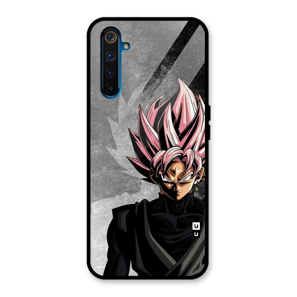 Angry Goku Glass Back Case for Realme 6 Pro