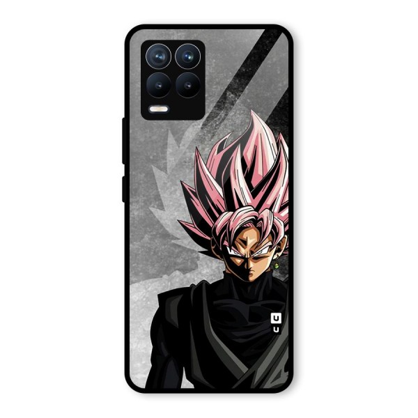 Angry Goku Glass Back Case for Realme 8 Pro