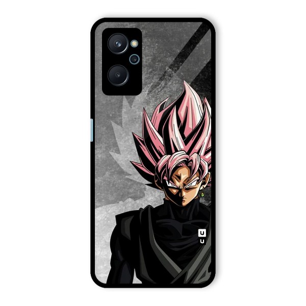 Angry Goku Glass Back Case for Realme 9i