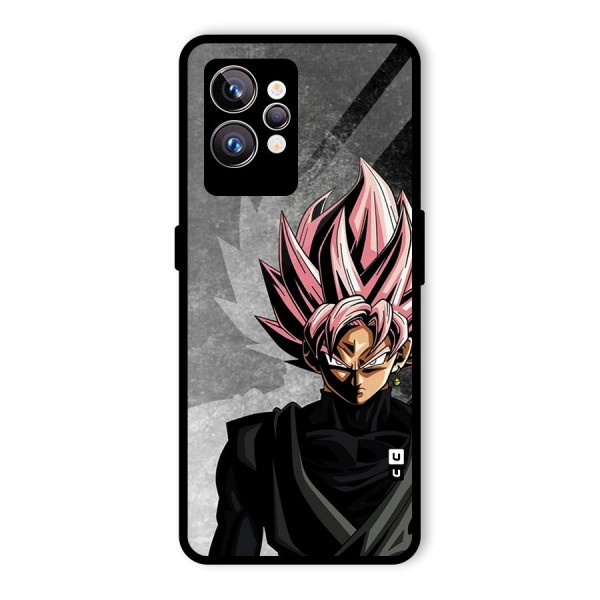 Angry Goku Glass Back Case for Realme GT2 Pro