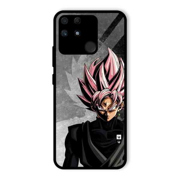 Angry Goku Glass Back Case for Realme Narzo 50A