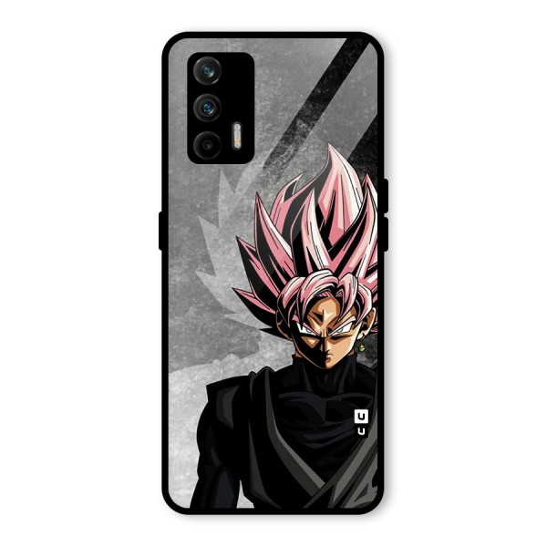 Angry Goku Glass Back Case for Realme X7 Max