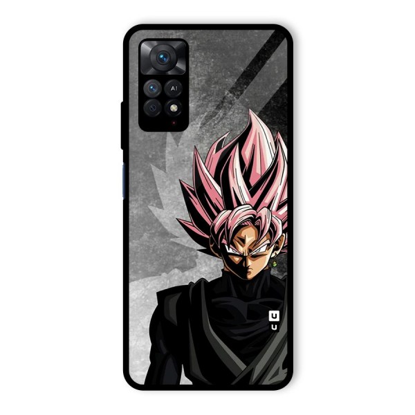 Angry Goku Glass Back Case for Redmi Note 11 Pro