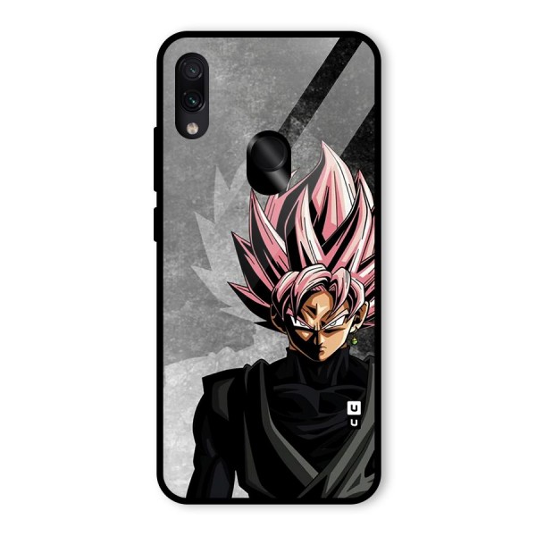 Angry Goku Glass Back Case for Redmi Note 7