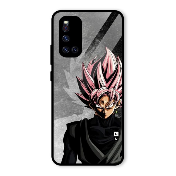 Angry Goku Glass Back Case for Vivo V19