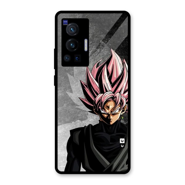 Angry Goku Glass Back Case for Vivo X70 Pro