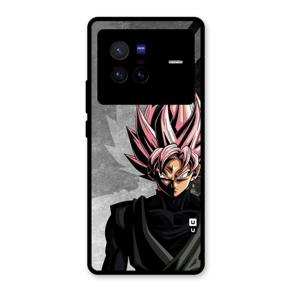 Angry Goku Glass Back Case for Vivo X80