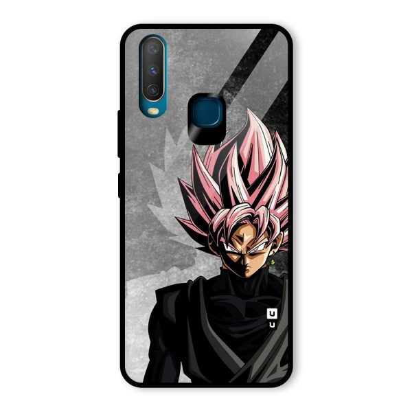 Angry Goku Glass Back Case for Vivo Y15