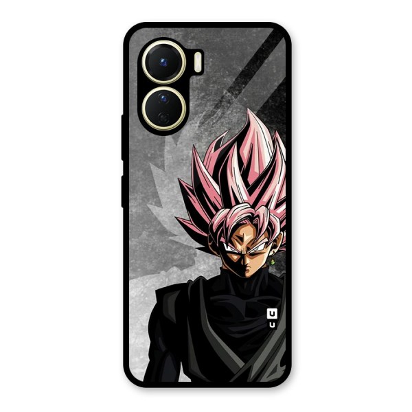 Angry Goku Glass Back Case for Vivo Y56