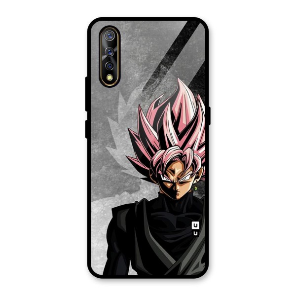 Angry Goku Glass Back Case for Vivo Z1x