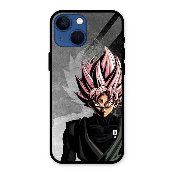 Angry Goku Glass Back Case for iPhone 13 Mini