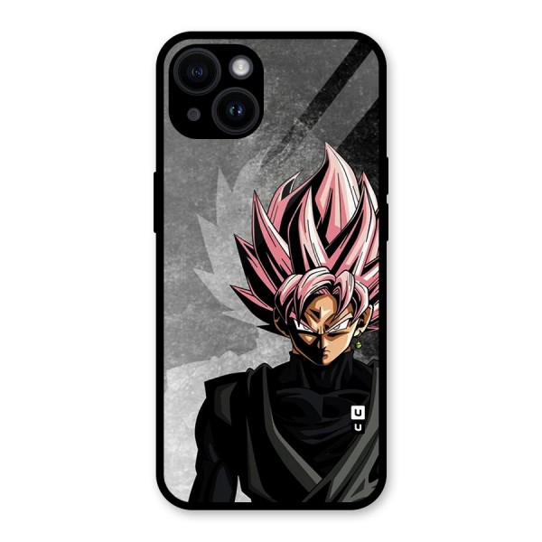 Angry Goku Glass Back Case for iPhone 14