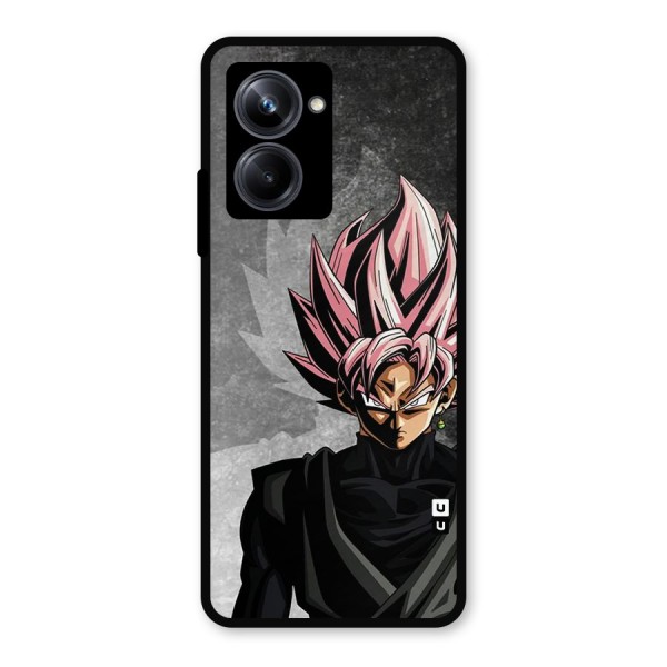 Angry Goku Metal Back Case for Realme 10 Pro