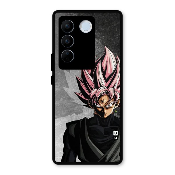 Angry Goku Metal Back Case for Vivo V27 Pro