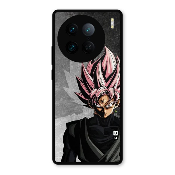 Angry Goku Metal Back Case for Vivo X90 Pro