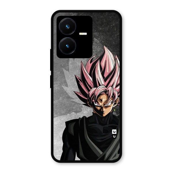 Angry Goku Metal Back Case for Vivo Y22s