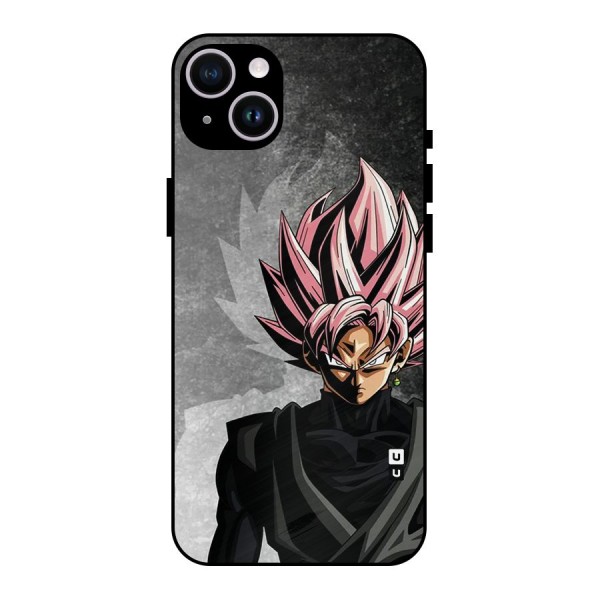 Angry Goku Metal Back Case for iPhone 14 Plus