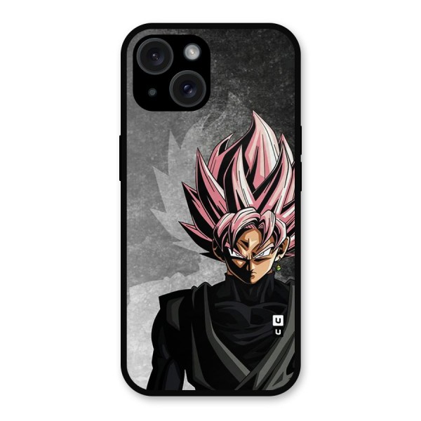 Angry Goku Metal Back Case for iPhone 15