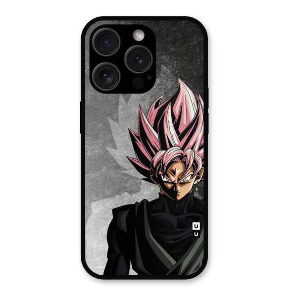 Angry Goku Metal Back Case for iPhone 15 Pro