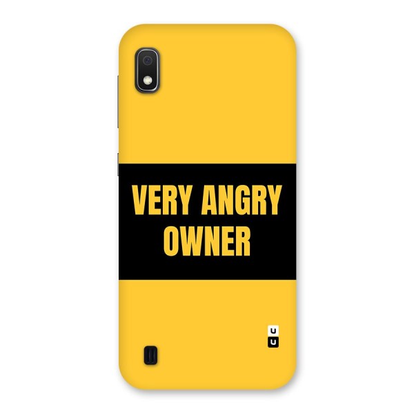 Angry Owner Back Case for Galaxy A10