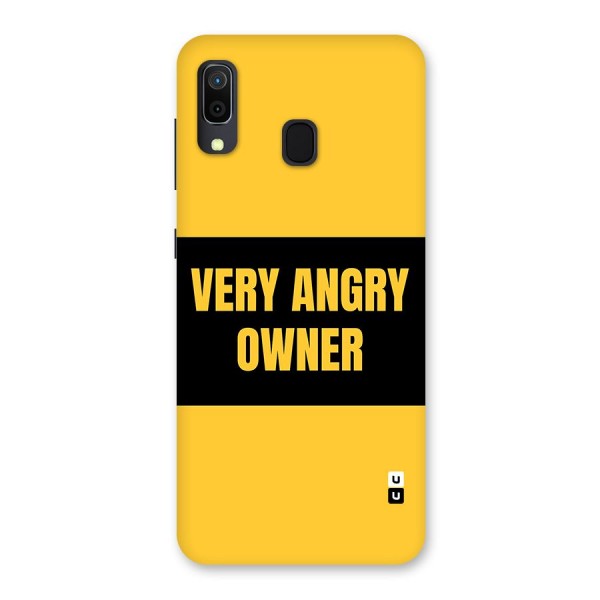 Angry Owner Back Case for Galaxy A30