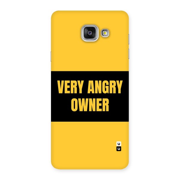 Angry Owner Back Case for Galaxy A7 (2016)