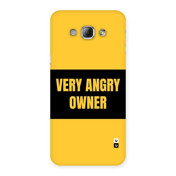 Angry Owner Back Case for Galaxy A8