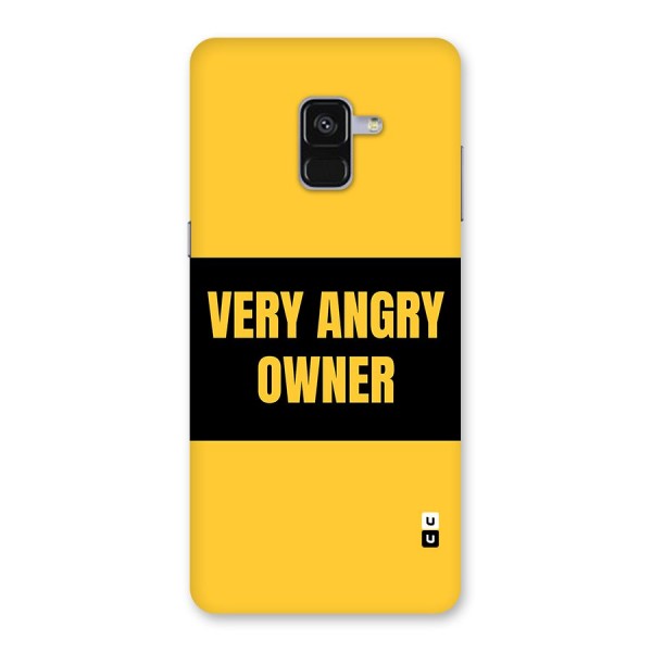 Angry Owner Back Case for Galaxy A8 Plus