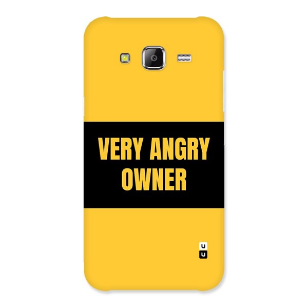 Angry Owner Back Case for Galaxy J5