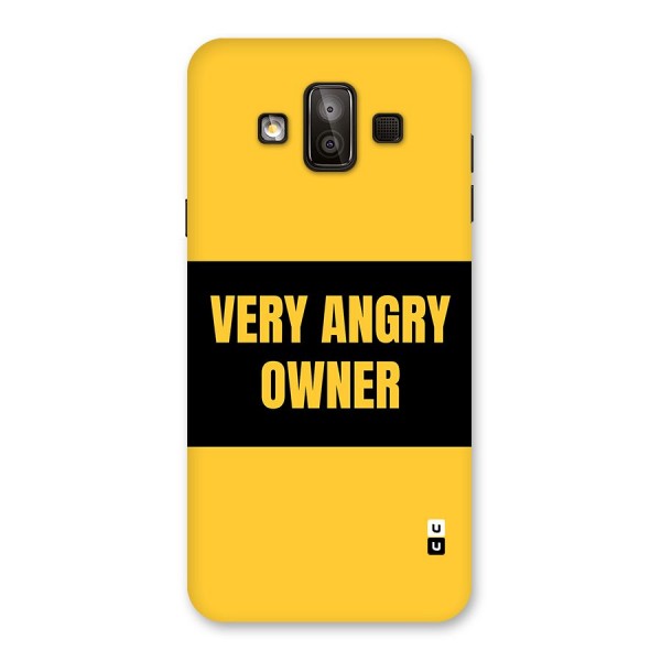 Angry Owner Back Case for Galaxy J7 Duo