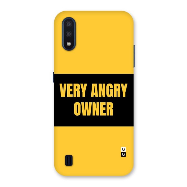 Angry Owner Back Case for Galaxy M01