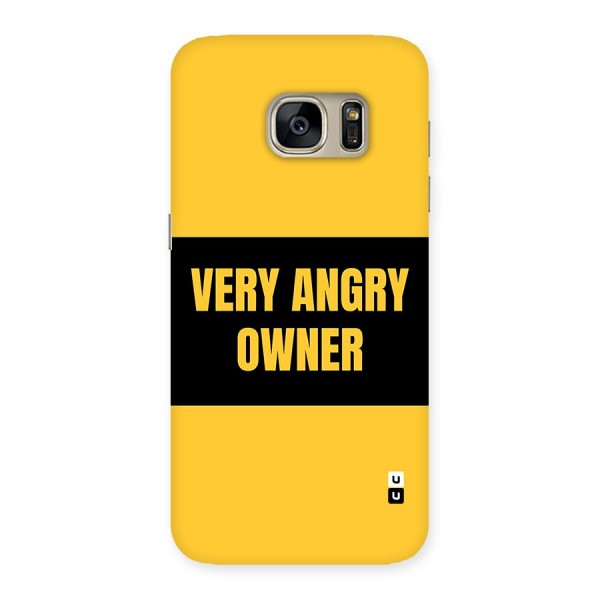 Angry Owner Back Case for Galaxy S7