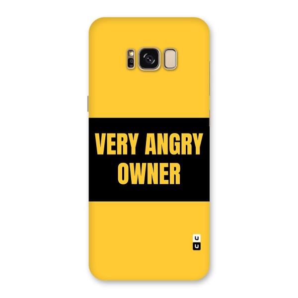 Angry Owner Back Case for Galaxy S8 Plus