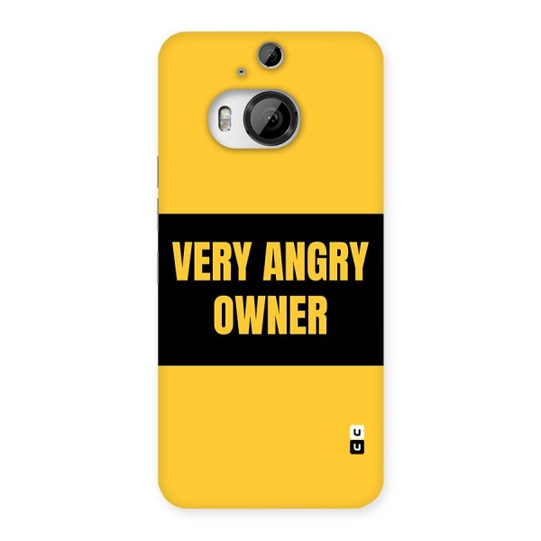 Angry Owner Back Case for HTC One M9 Plus