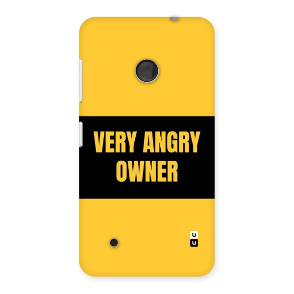 Angry Owner Back Case for Lumia 530