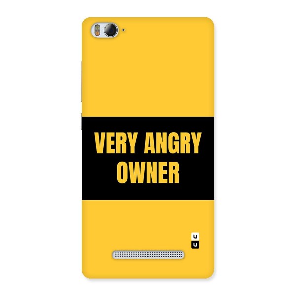 Angry Owner Back Case for Mi4i