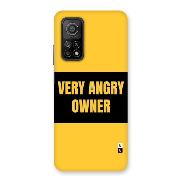 Angry Owner Back Case for Mi 10T Pro 5G