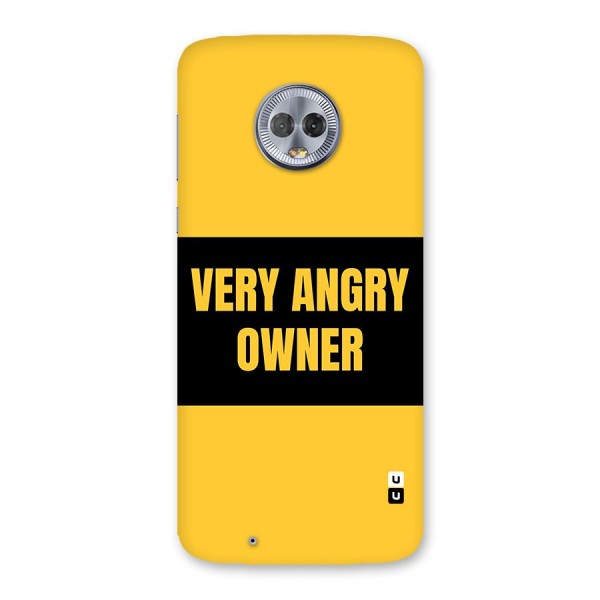 Angry Owner Back Case for Moto G6