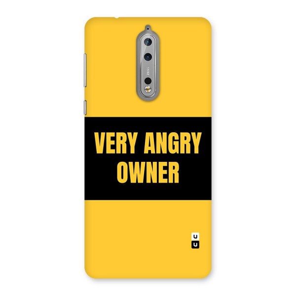 Angry Owner Back Case for Nokia 8