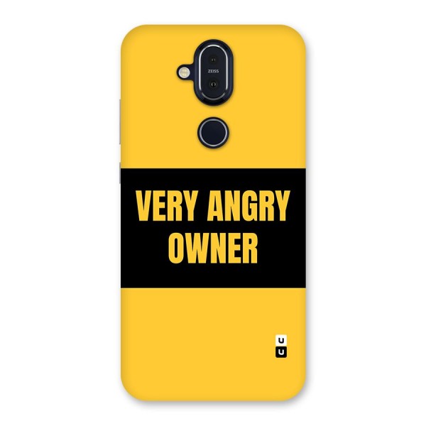 Angry Owner Back Case for Nokia 8.1