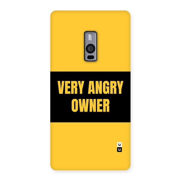Angry Owner Back Case for OnePlus 2