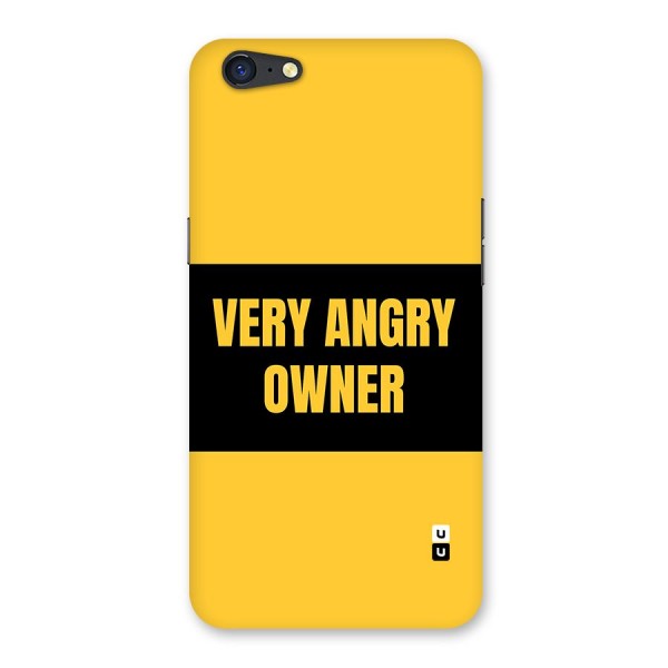 Angry Owner Back Case for Oppo A71