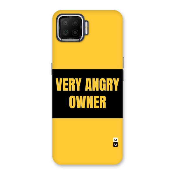 Angry Owner Back Case for Oppo F17